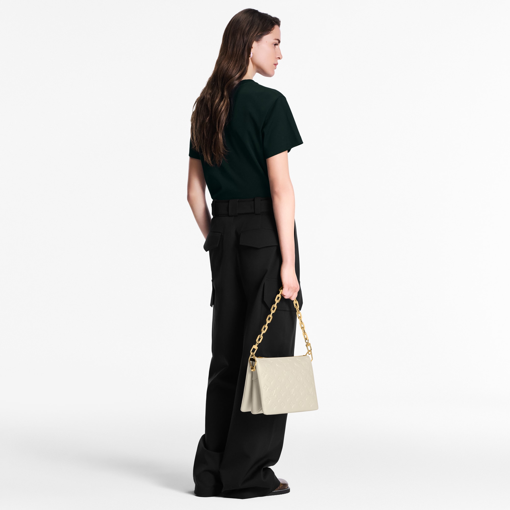Flocked LV T-Shirt - Ready-to-Wear | LOUIS VUITTON
